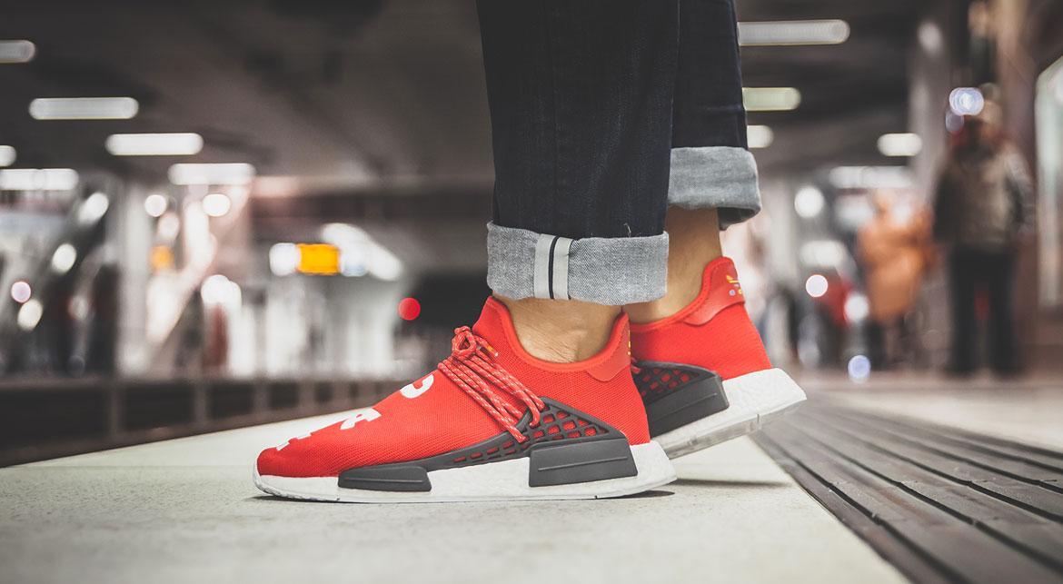 Red newest Addidas NMD Human race